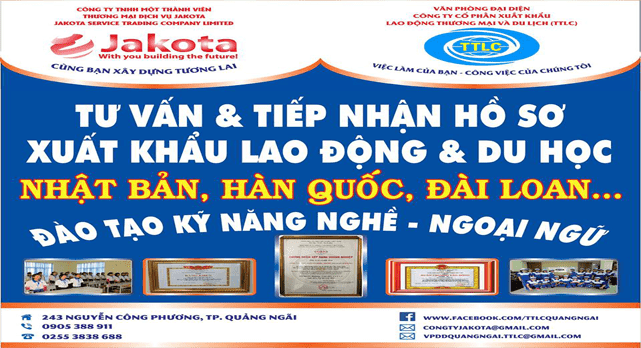 xuất khẩu lao động tại quảng ngãi